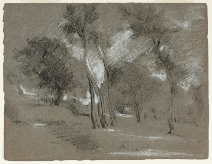 Landscape with Trees — Jean Baptiste Carpeaux