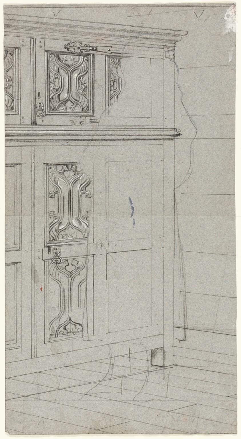 Sketch of a Cabinet — Henry Stacy Marks