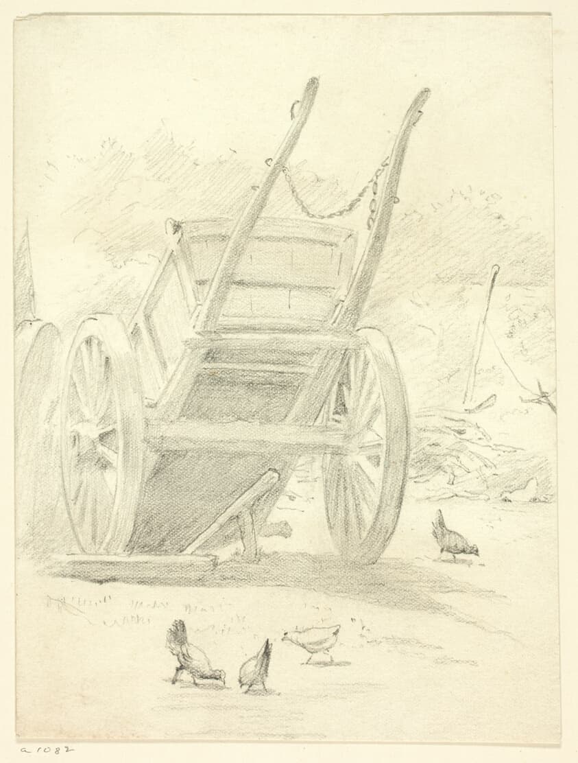 Wagon and Poultry — Henry Stacy Marks