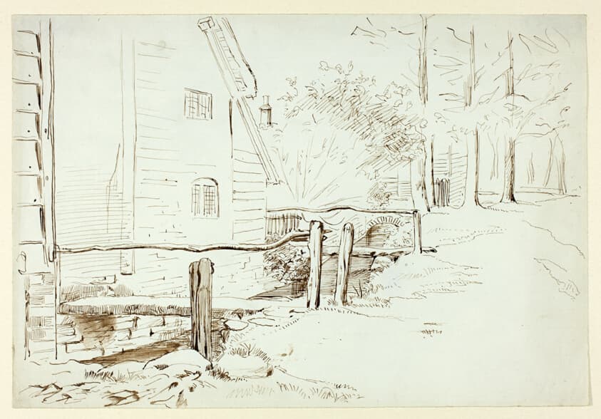 Landscape with Bridge — Henry Stacy Marks