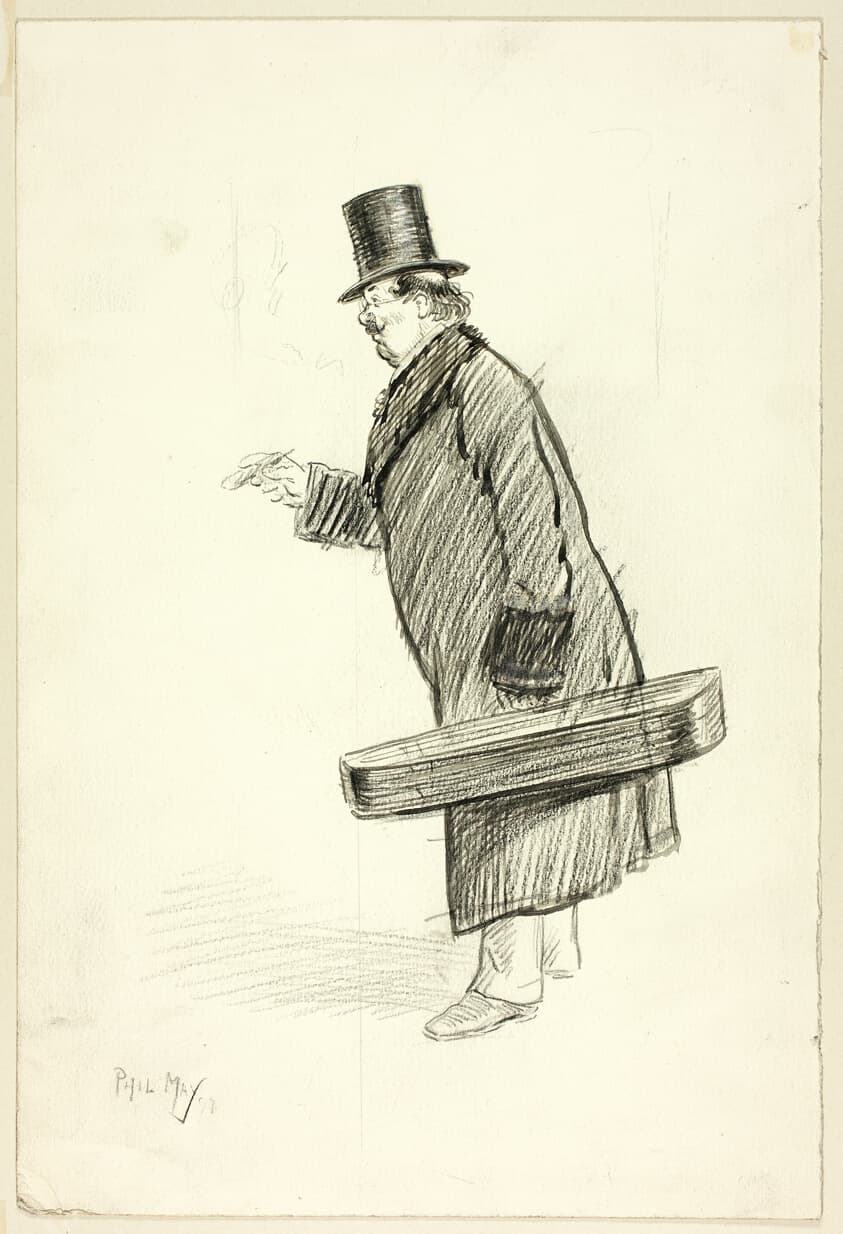 Man with Violin Case — Philipp William May