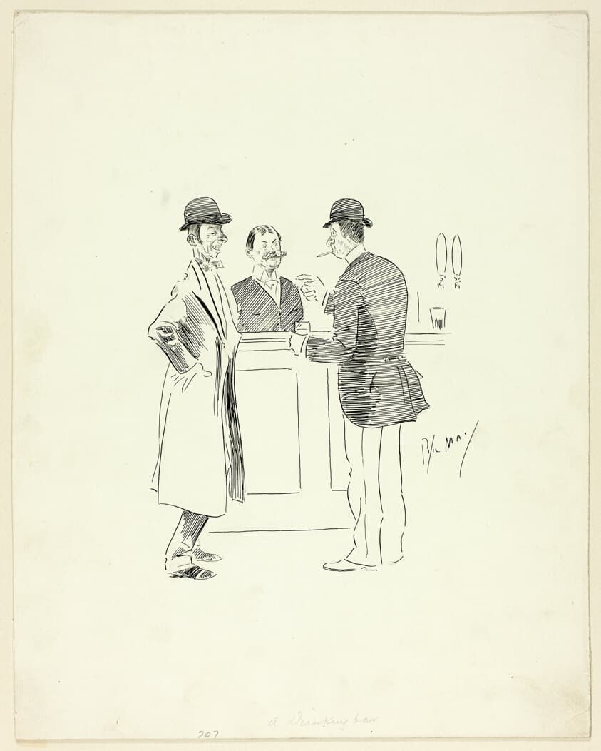 A Drinking Bar — Philipp William May