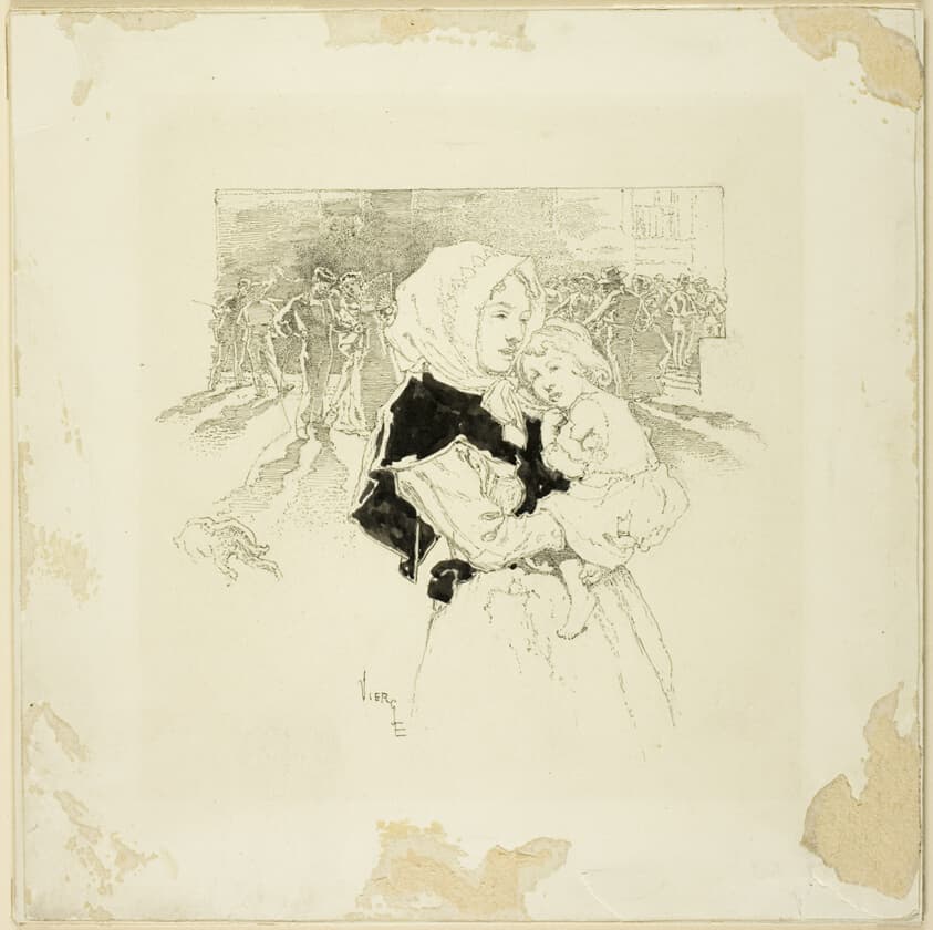 Woman and Child — Daniel Urrabieta Vierge