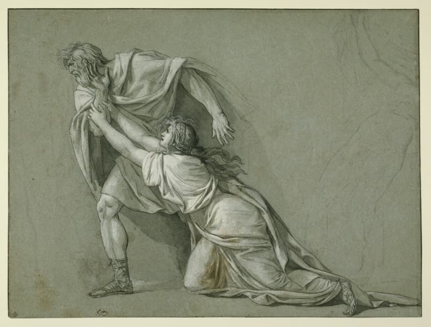 The Departure of Marcus Attilius Regulus for Carthage — Jacques-Louis David