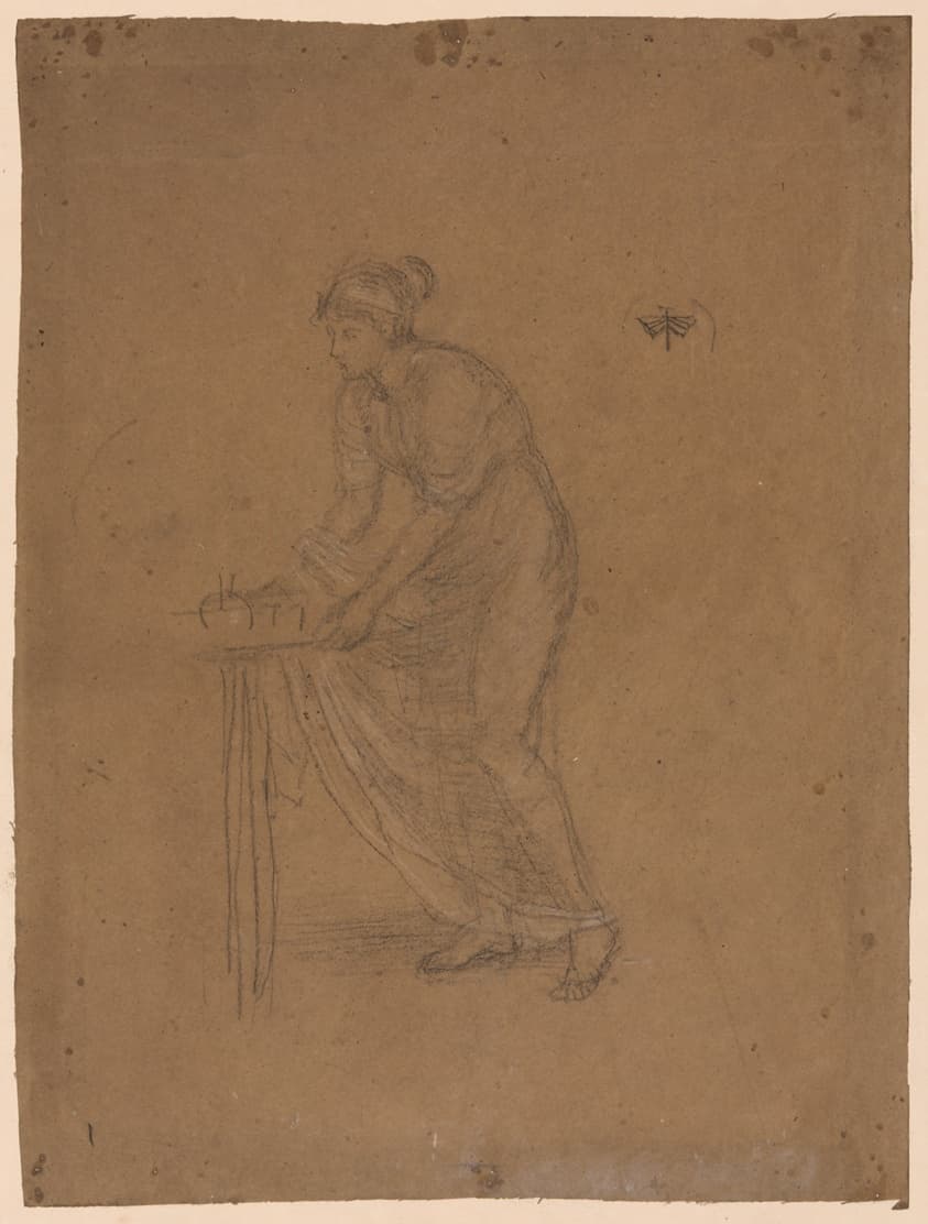 Draped Model — James McNeill Whistler