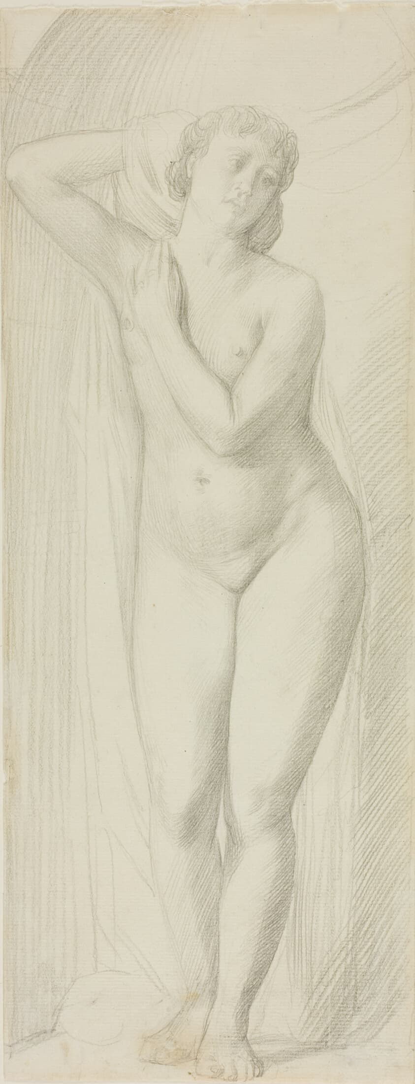 Standing Female Nude — Alphonse Legros