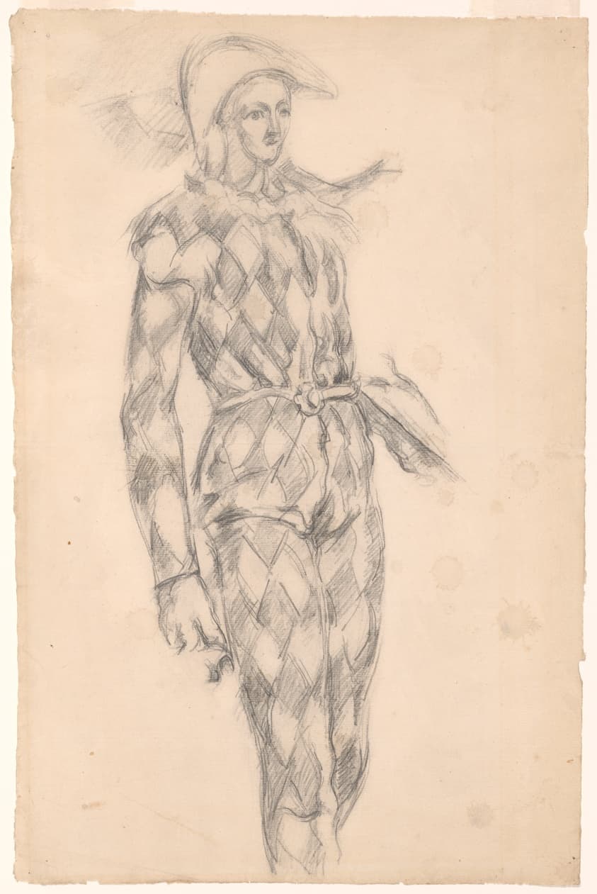 Study of a Harlequin — Paul Cézanne
