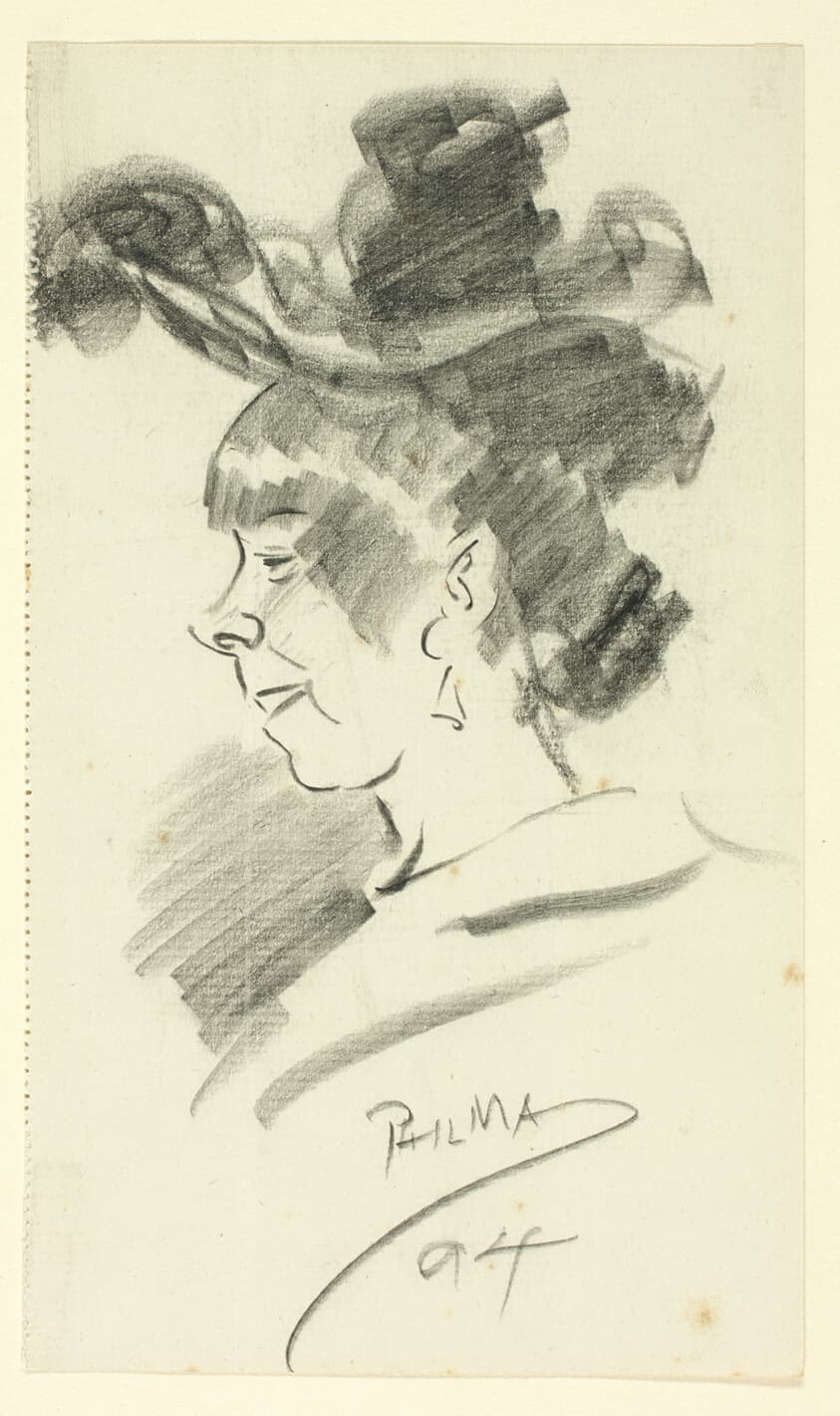 Profile of a Woman — Philipp William May