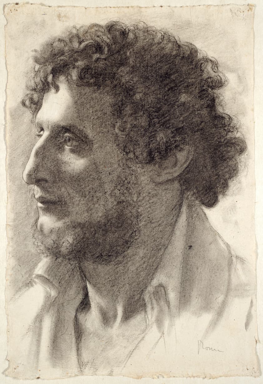 Italian Head — Edgar Degas