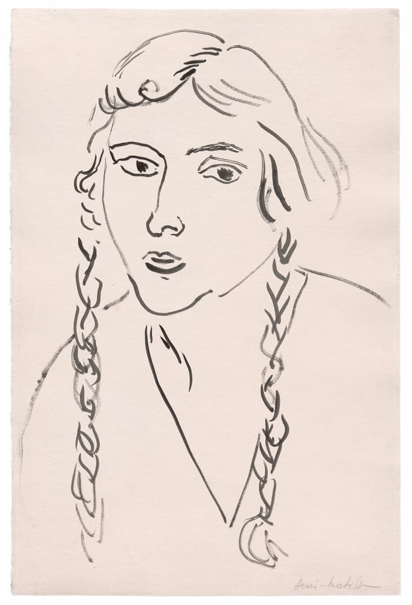 Young Girl with Braids — Henri Matisse