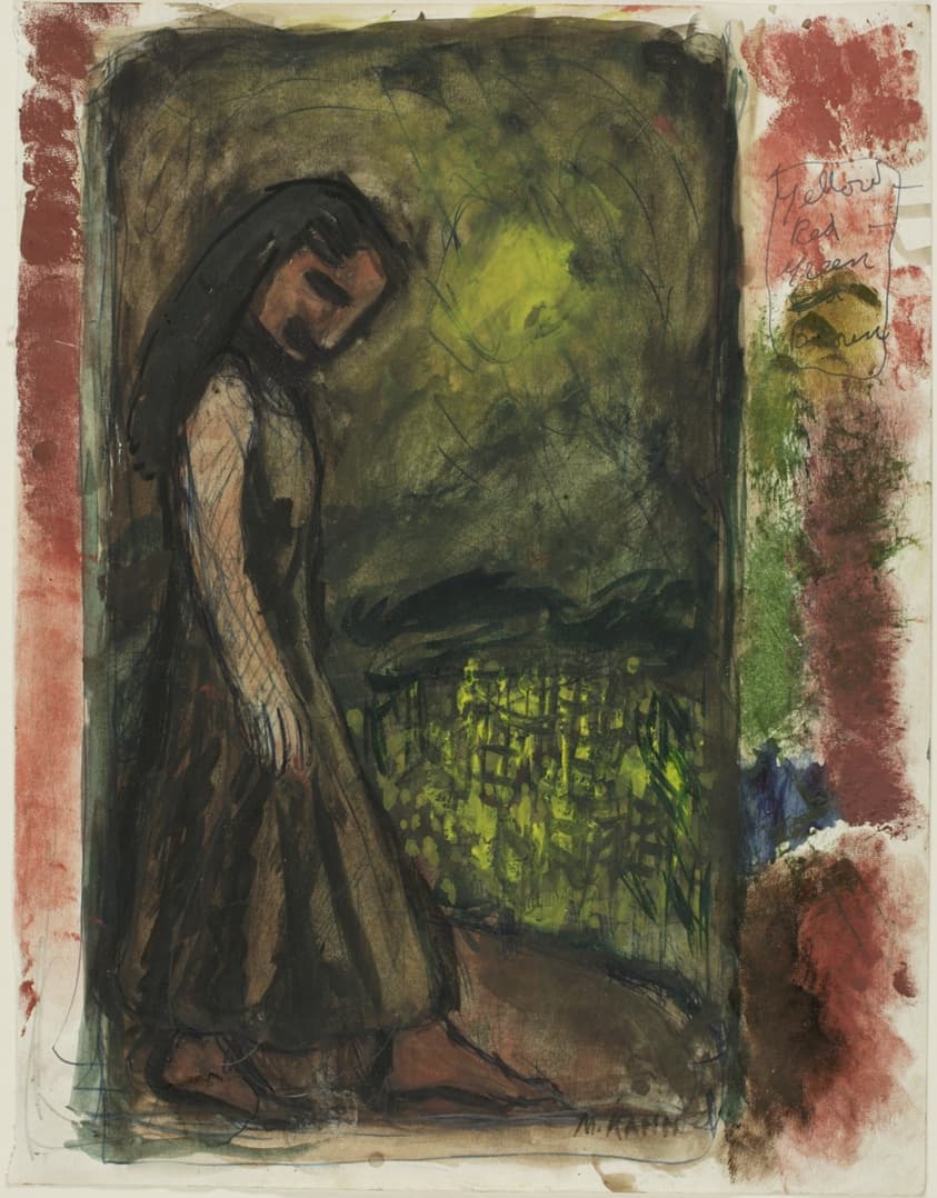 Woman Looking Over a Valley — Max Kahn