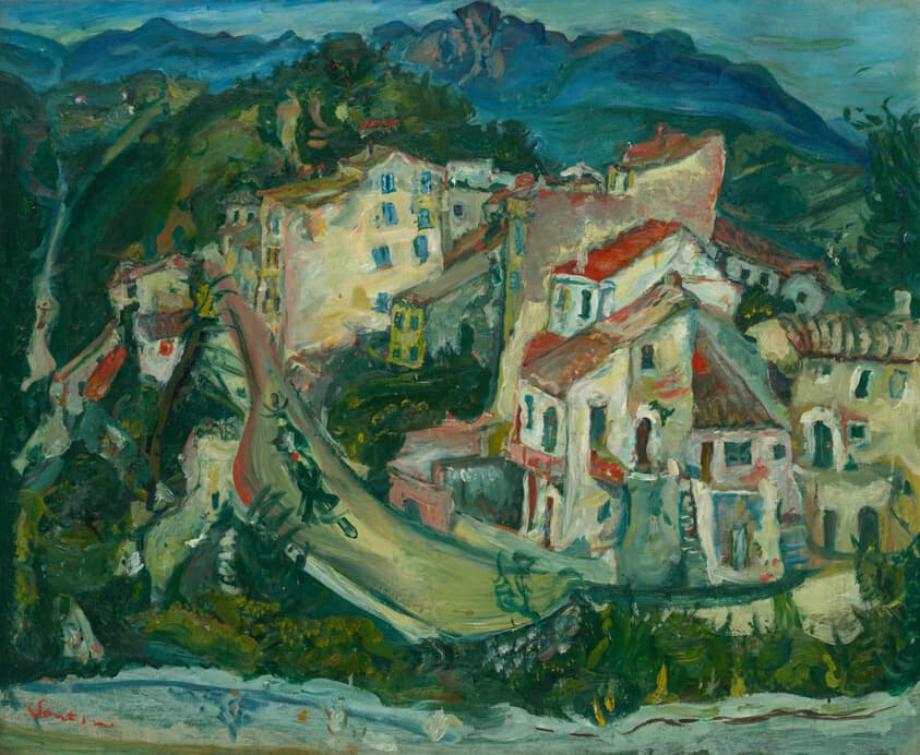 Landscape at Cagnes — Chaim Soutine