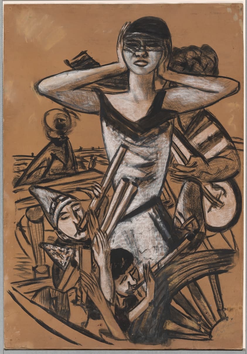 Carnival in Naples — Max Beckmann