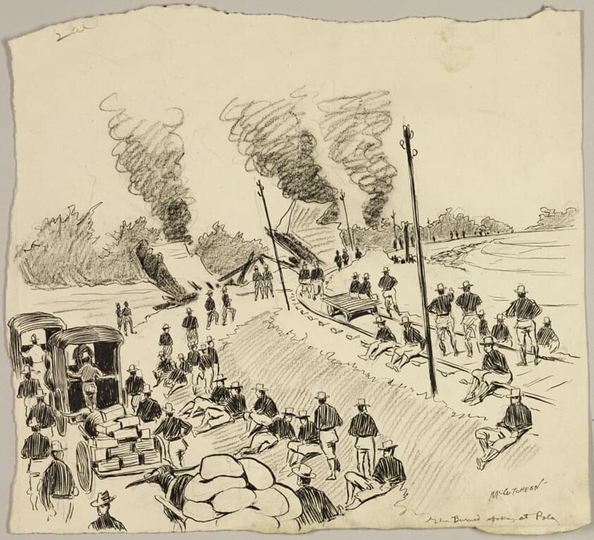 The Burned Stadium at Pola — John Tinney McCutcheon