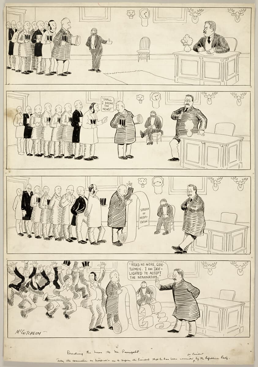 Breaking the News to Mr. Roosevelt — John Tinney McCutcheon
