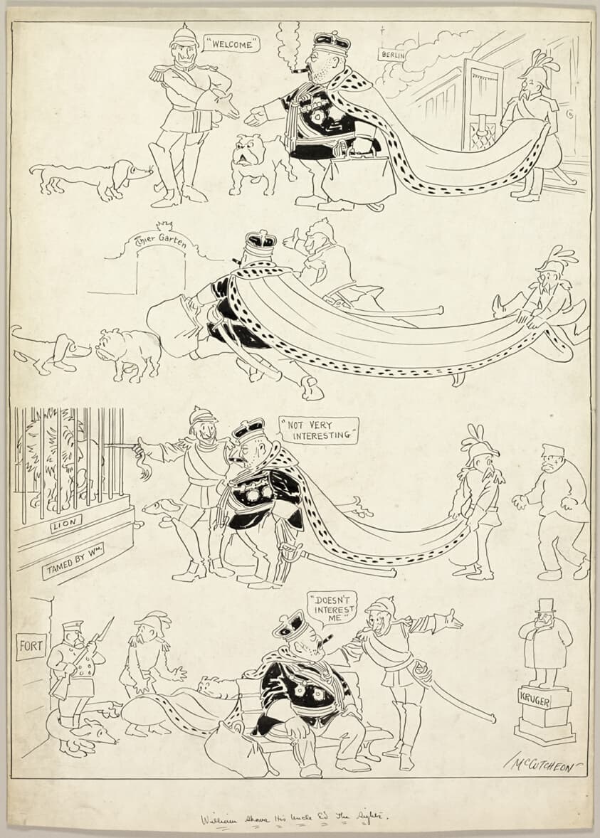 William Shows His Uncle Ed the Sights — John Tinney McCutcheon
