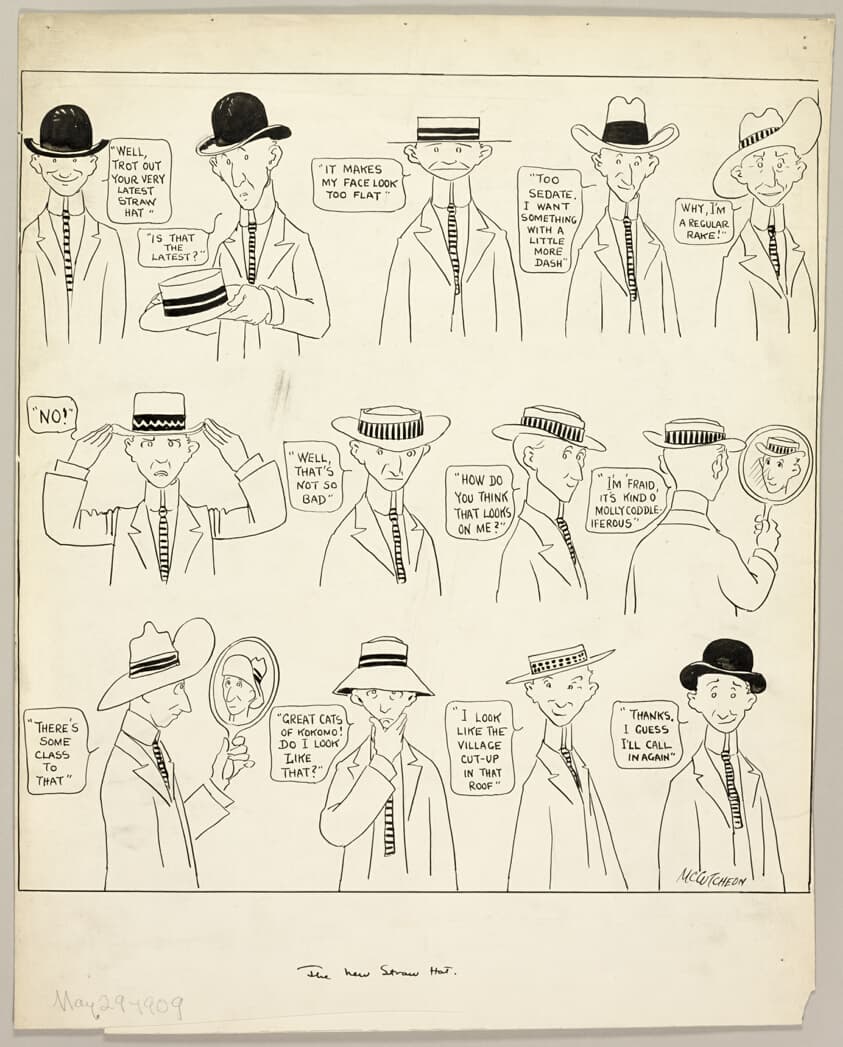 The New Straw Hat — John Tinney McCutcheon