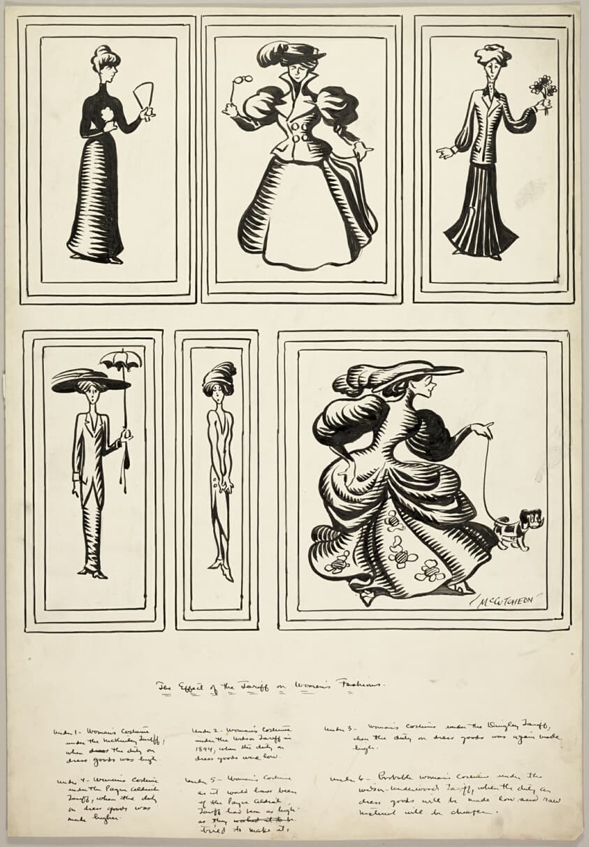 The Effect of the Tariff on Women's Fashions — John Tinney McCutcheon