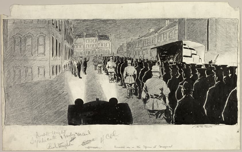 Rounded Up in the Square at Beament — John Tinney McCutcheon