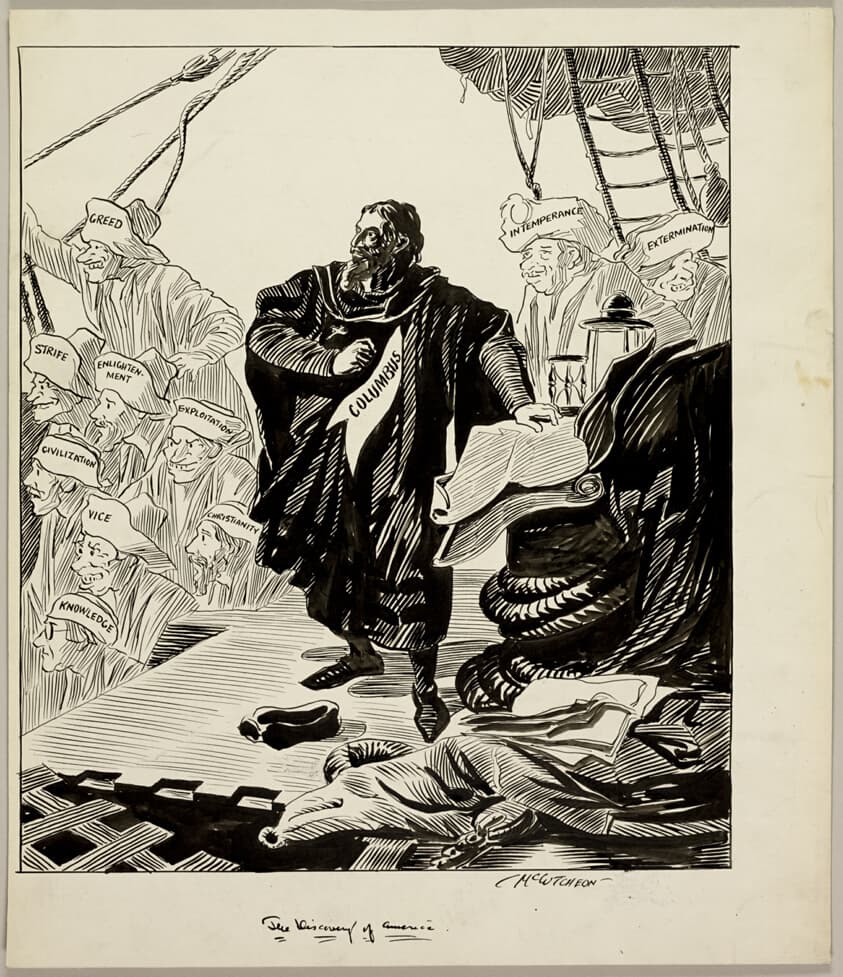 The Discovery of America — John Tinney McCutcheon