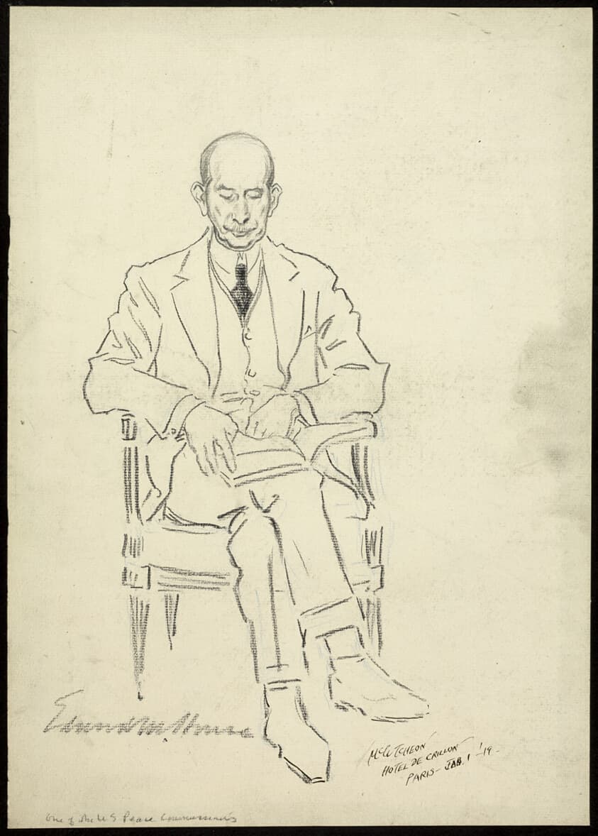 One of the U.S. Peace Commissaries — John Tinney McCutcheon