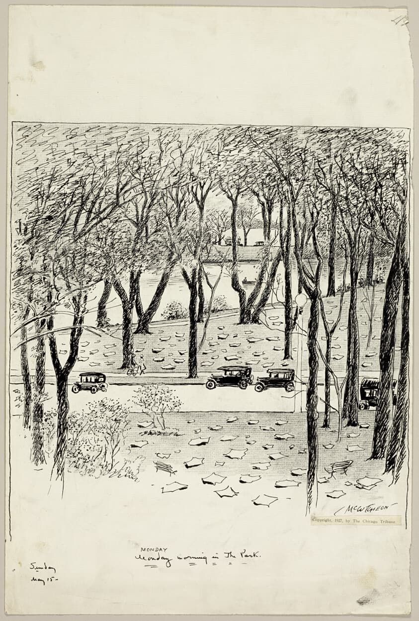 Monday Morning in the Park — John Tinney McCutcheon