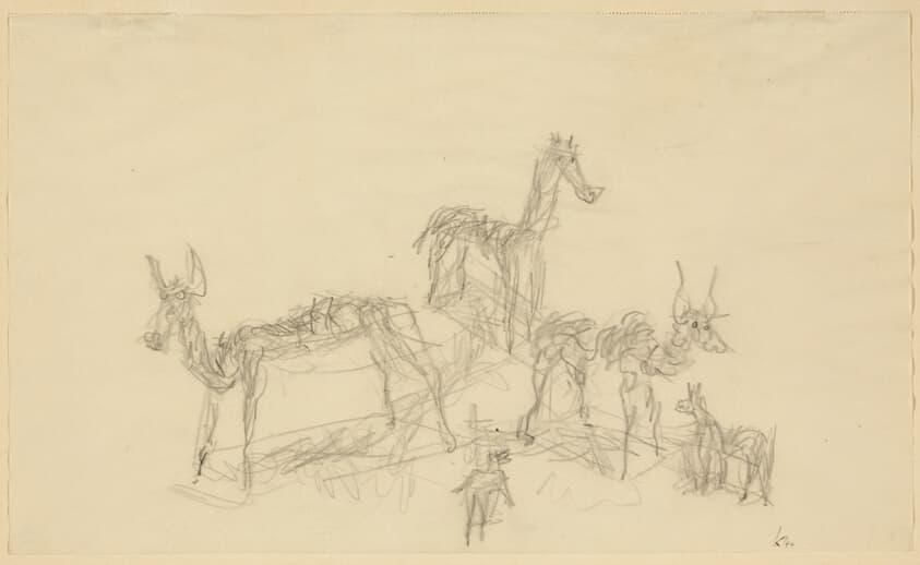 Animals in Monumental Pose — Paul Klee