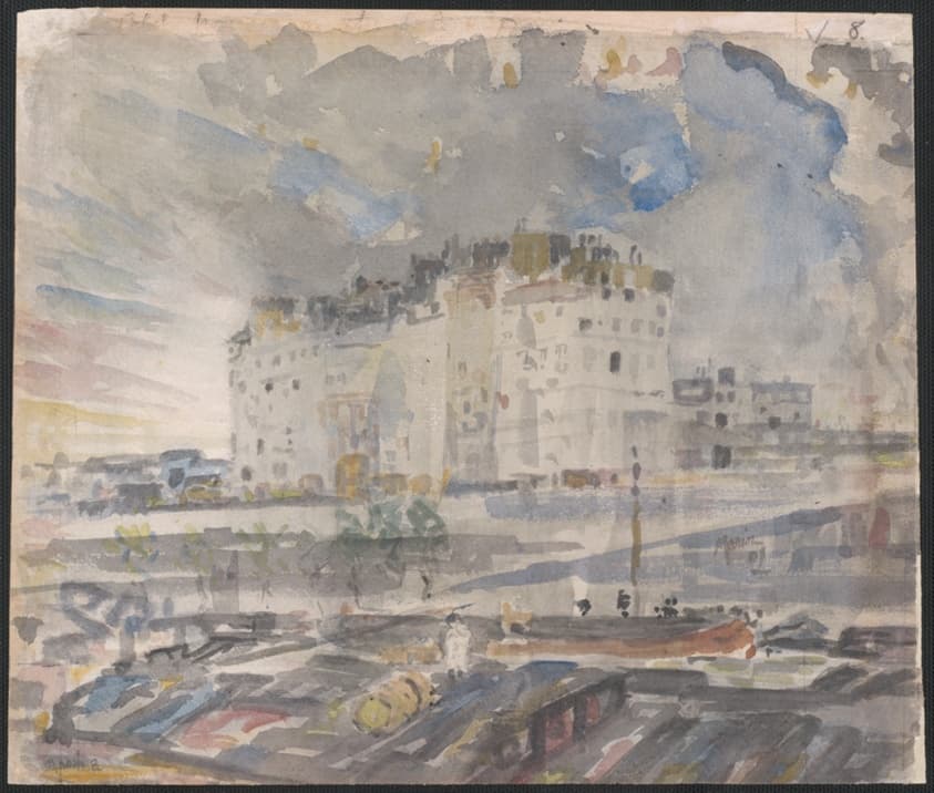 A Rolling Sky, Paris, After Storm — John Marin