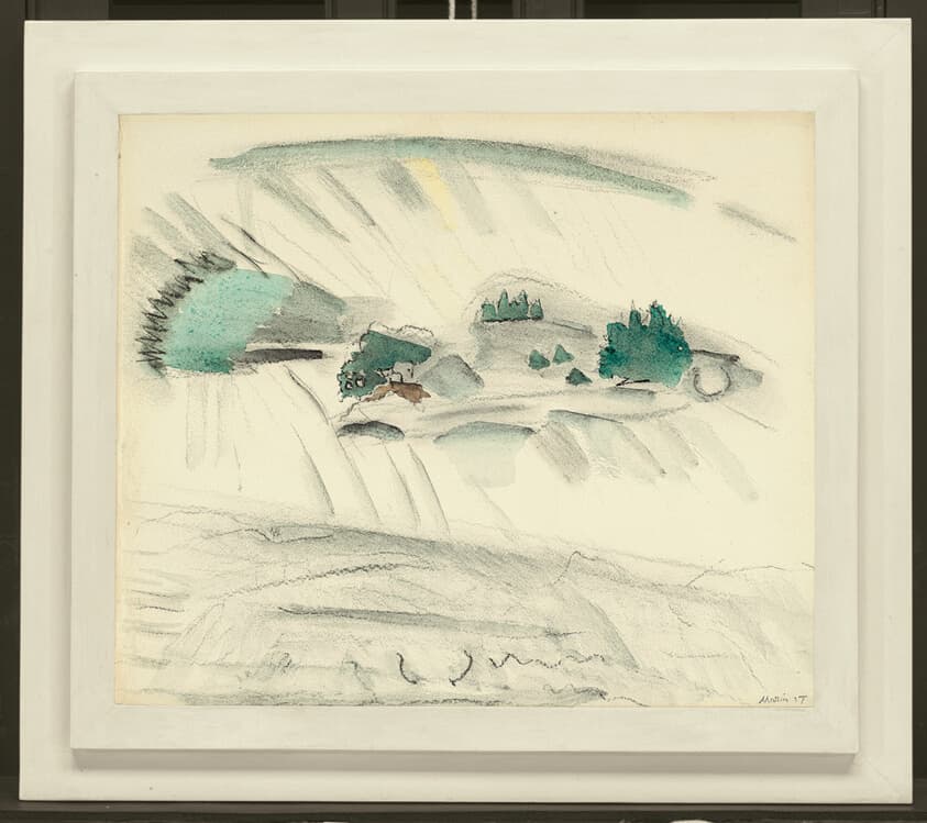 Untitled (Green and White) — John Marin