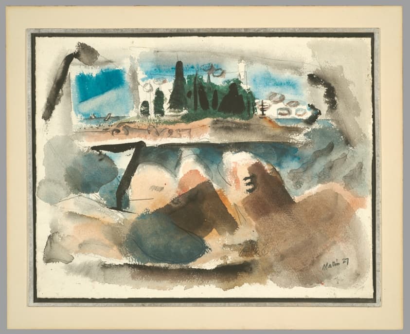 Movement No 23–The Sea and Pertaining Thereto — John Marin