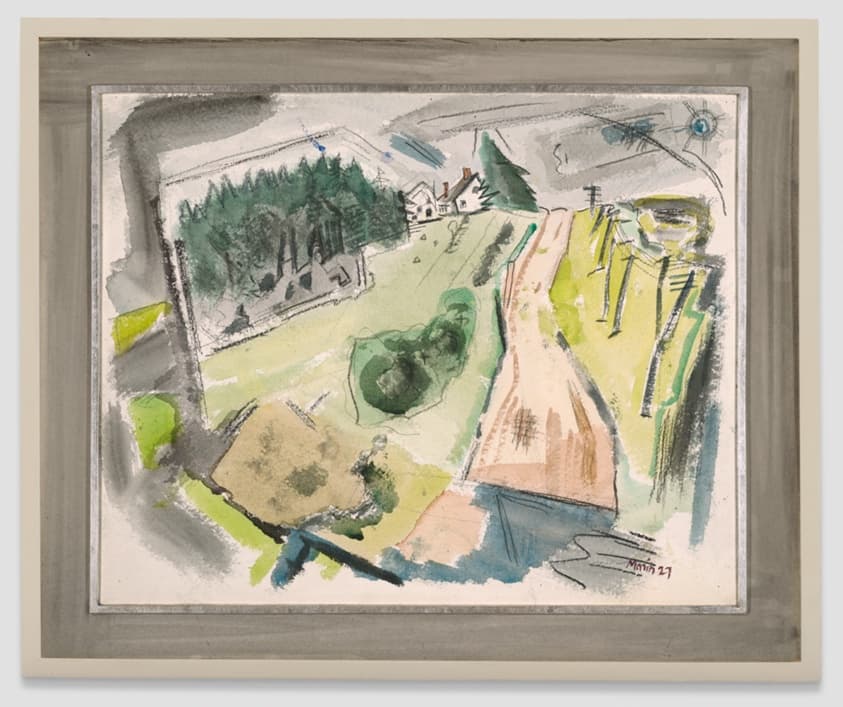 Movement No 24–Pertaining to Deer Isle–The Road — John Marin