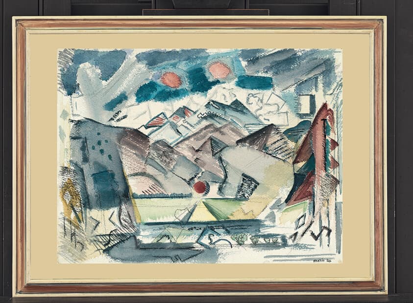 Mountain Forms, New Mexico — John Marin