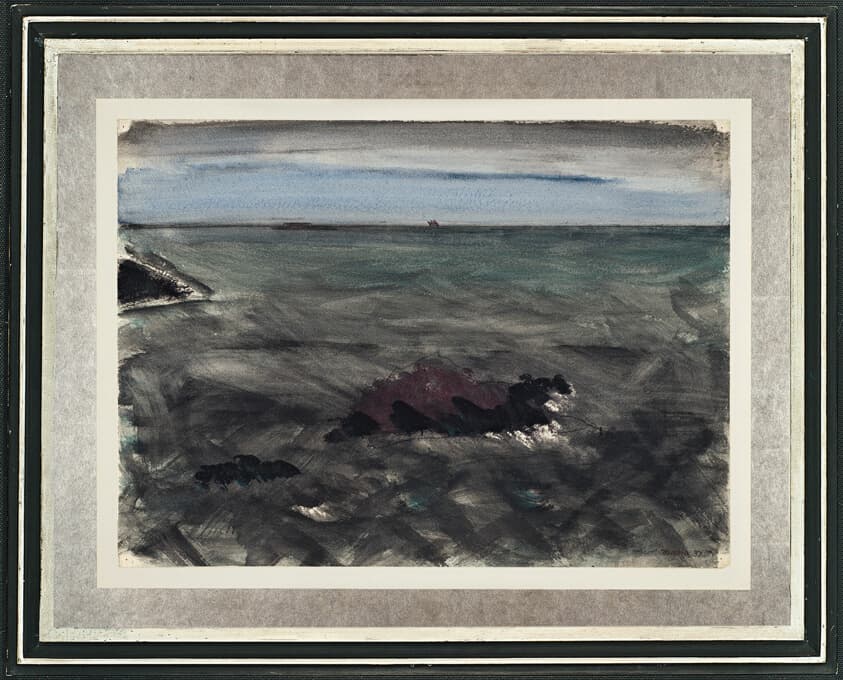 Sea, Green and Brown, Maine — John Marin