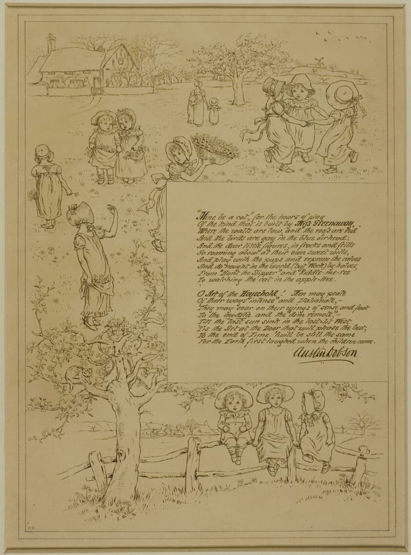 Study for Home-Beauty — Kate Greenaway