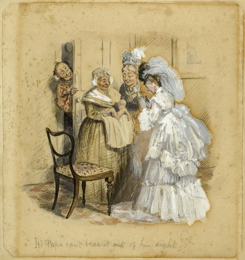 It's Papa Can't Bear it Out of His Sight — Randolph Caldecott