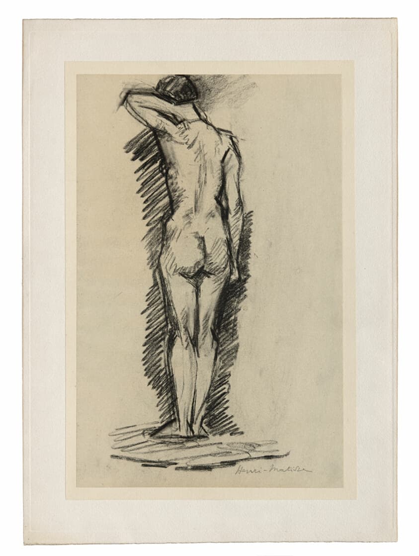 Standing Female Nude Seen from the Back — Henri Matisse