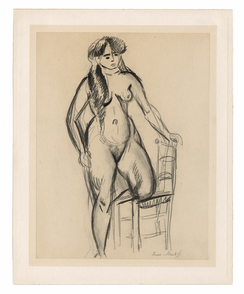 Standing Female Nude with Chair — Henri Matisse