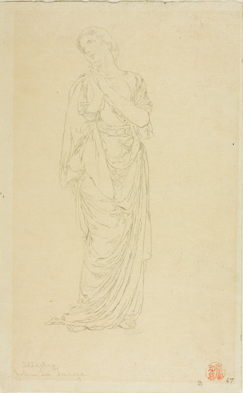 Woman with Folded Hands — John La Farge