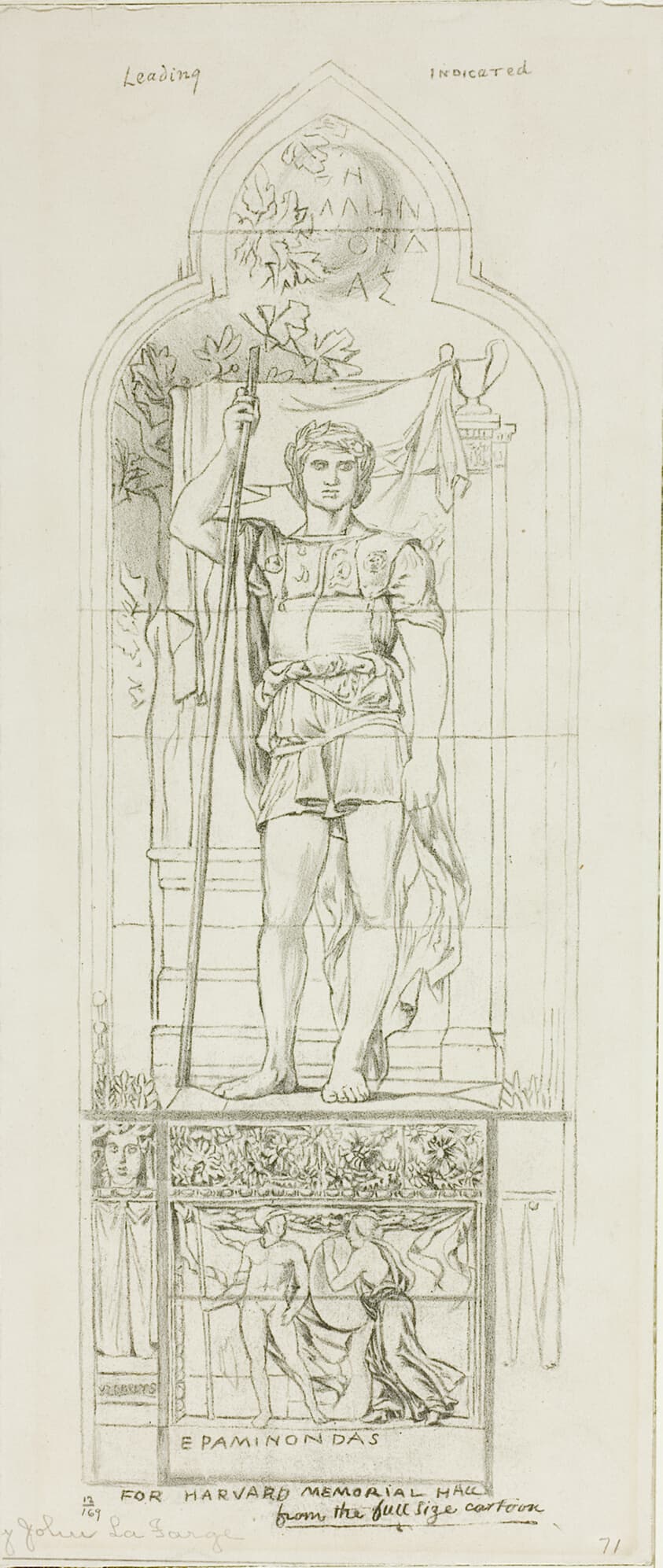 Study for a Stained Glass Window — John La Farge