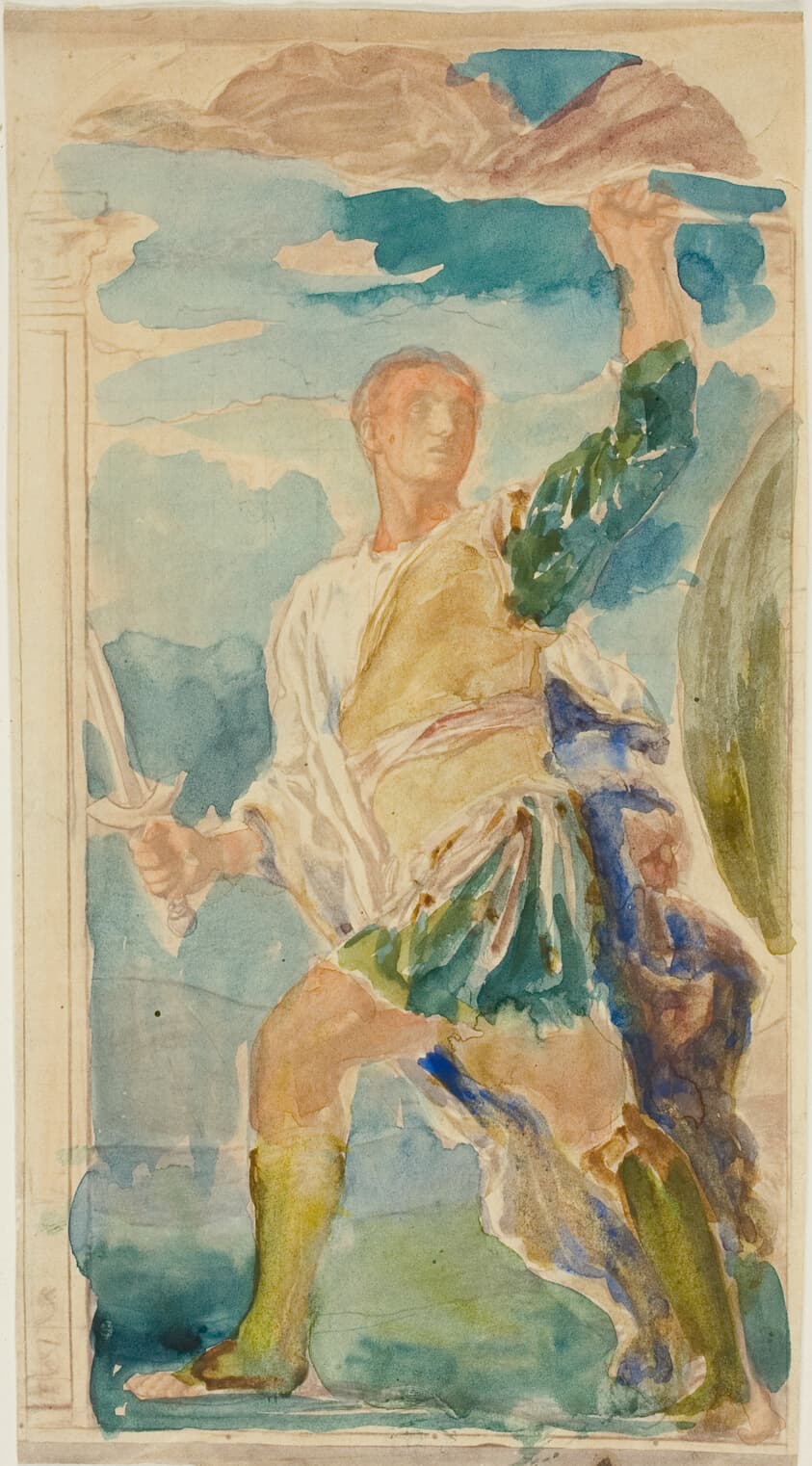 Sketch for a Stained Glass Window — John La Farge