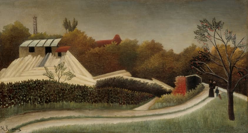 Sawmill, Outskirts of Paris — Henri Rousseau
