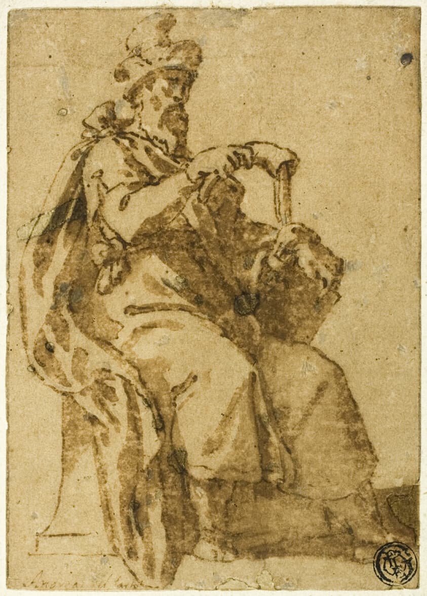 Samuel Enthroned — Cesare Nebbia