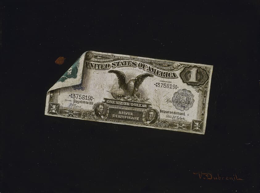One Dollar Silver Certificate — Victor Dubreuil