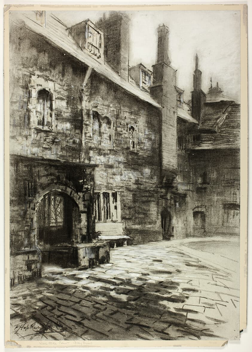 Washhouse Court — Grey Friars, from In Thackeray's London — Francis Hopkinson Smith