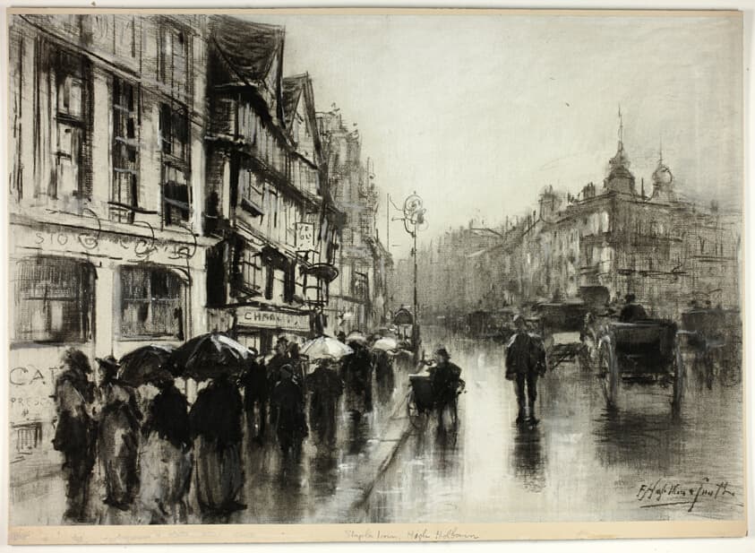 Staple Inn, from In Thackeray's London — Francis Hopkinson Smith