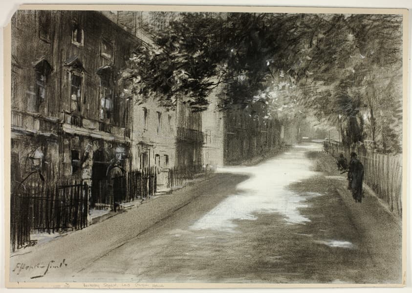 Berkeley Square, from In Thackeray's London — Francis Hopkinson Smith