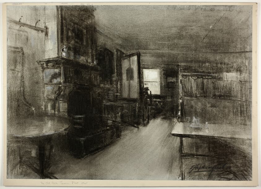 The Cock Tavern, from In Thackeray's London — Francis Hopkinson Smith
