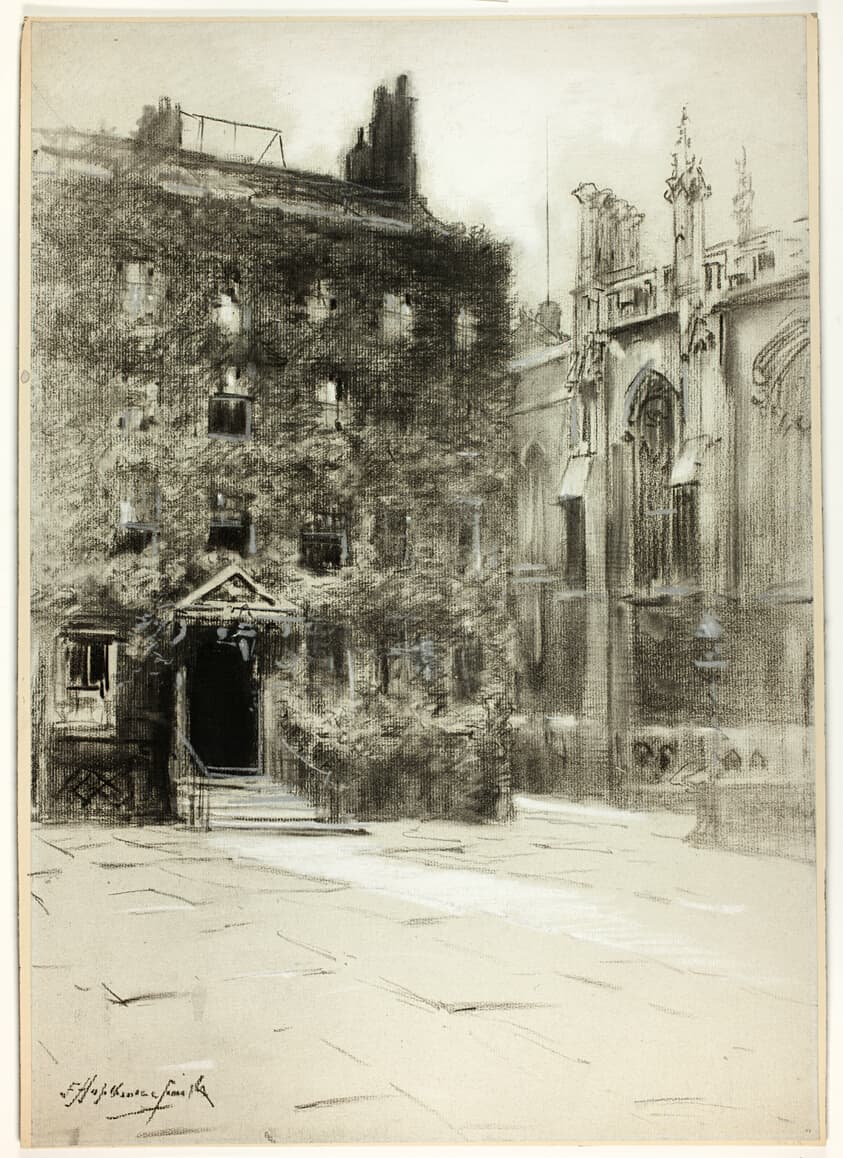 Lamb Court, from In Thackeray's London — Francis Hopkinson Smith