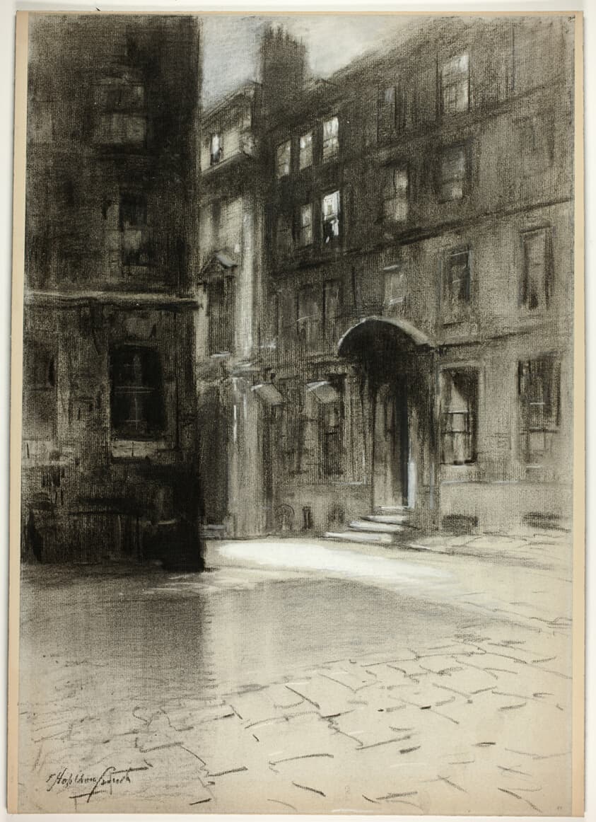 Hare Court, from In Thackeray's London — Francis Hopkinson Smith