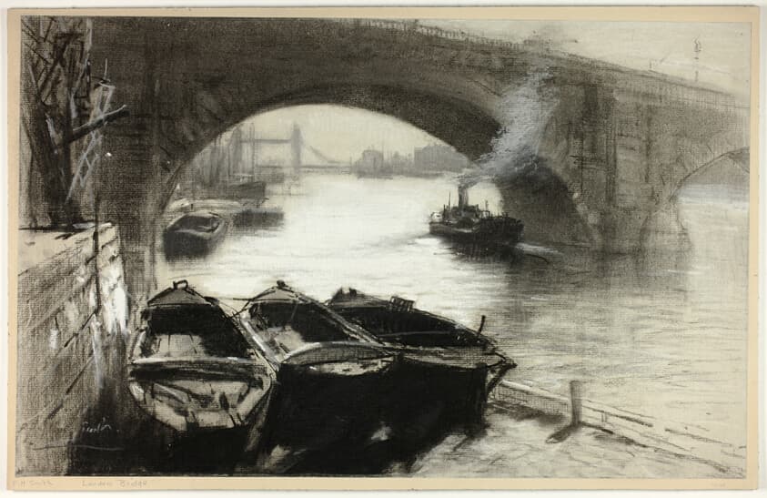 London Bridge, from In Thackeray's London — Francis Hopkinson Smith